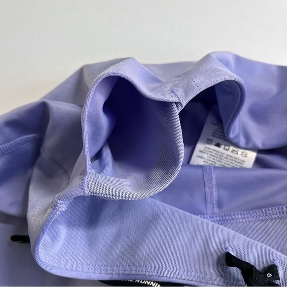 Nike Running Speed Legging Tights Shiny Light Purple Grey Details Women's Medium - Picture 5 of 10